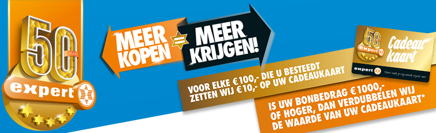 Expert Cadeaukaart Actie